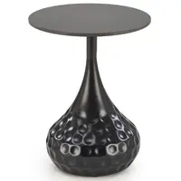 Konferenčný stolík Verde čierna mramor/čierna