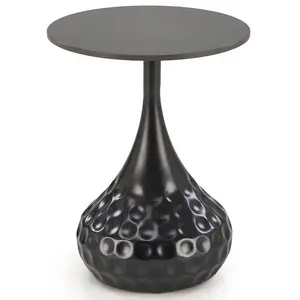 Konferenčný stolík Verde čierna mramor/čierna