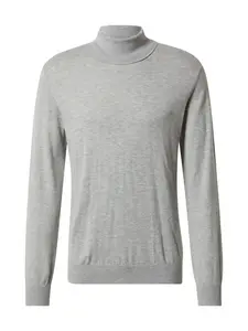 DAN FOX APPAREL Sveter 'Jasper'  sivá