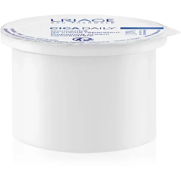 Uriage Cica Daily Repairing Cream Concentrate hydratačný gélový krém pre oslabenú pleť náhradná náplň 50 ml