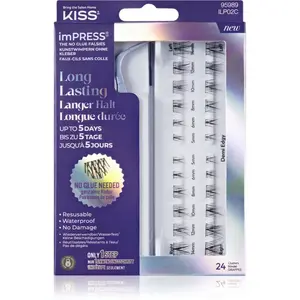 KISS imPRESS LongLasting samolepiace trsové riasy 20 ks
