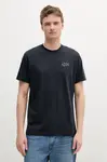 Bavlněné tričko Armani Exchange pánské, tmavomodrá barva, XM000760 AF13106