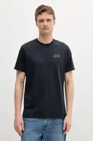 Bavlněné tričko Armani Exchange pánské, tmavomodrá barva, XM000760 AF13106