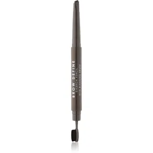 MUA Makeup Academy Brow Define tužka na obočí s kartáčkem odstín Dark Brown 0,25 g