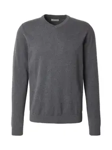 JACK & JONES Sveter  tmavosivá