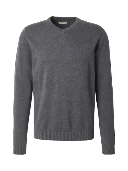 JACK & JONES Sveter  tmavosivá