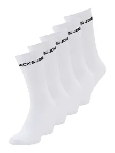 Jack & Jones Plus Ponožky  čierna / biela