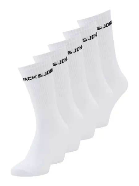 Jack & Jones Plus Ponožky  čierna / biela