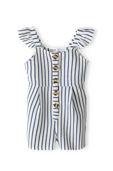 MINOTI Overal  modrá / biela