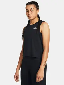 Under Armour Tílko Vanish Energy Crop Tank-BLK - Dámské