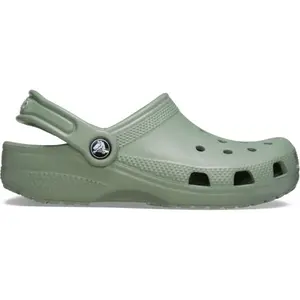 Crocs CLASSIC CLOG K Dětské pantofle, zelená, velikost 28/29