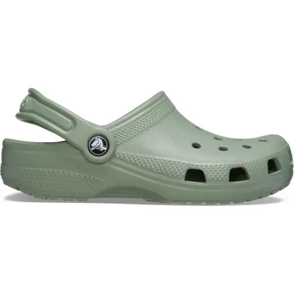 Crocs CLASSIC CLOG K Dětské pantofle, zelená, velikost 28/29
