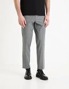 Celio Kostkované 24h kalhoty Gochecko - Pánské