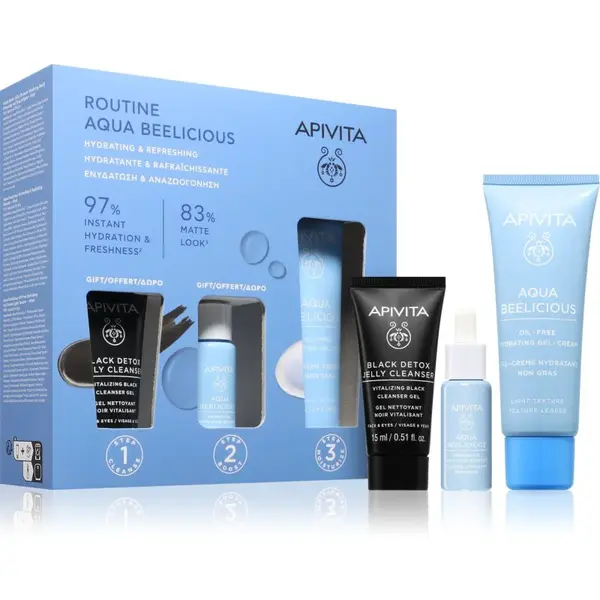 Apivita Aqua Beelicious Hydrating & Refreshing Routine Set sada pre intenzívnu hydratáciu pleti