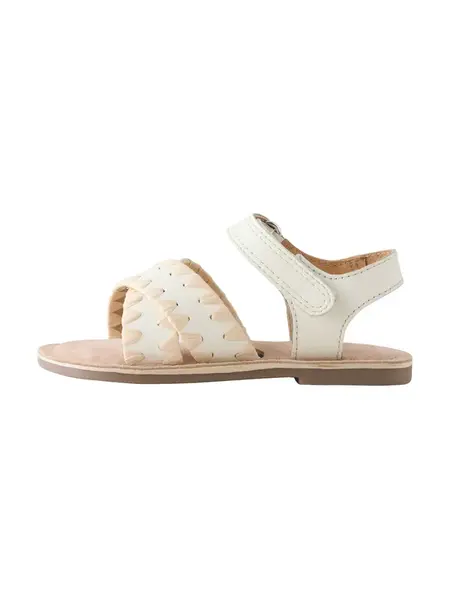 Next Sandále  krémová / prírodná biela