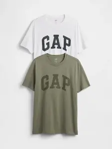 GAP Tričko s logem Everyday Soft, 2 ks - Pánské