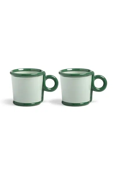 Sada hrnků &k amsterdam 300 ml 2-pack zelená barva