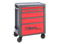 Dílenský vozík, 5 zásuvek, červený - Beta Tools