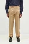 Kalhoty Paul Smith pánské, béžová barva, přiléhavé, M1R-408Z-P01934