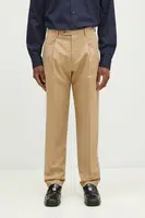 Kalhoty Paul Smith pánské, béžová barva, přiléhavé, M1R-408Z-P01934