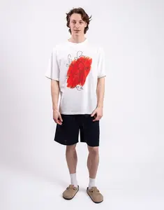 Tričko Thinking MU Flower Pot Red Eric Tee WHITE