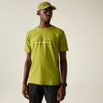 Pánské bavlněné tričko dare2b movement iii zelená xxl