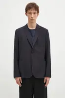 Blazer s příměsí vlny Paul Smith tmavomodrá barva, M1R-2321-P02571