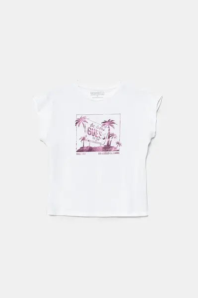 Dětské tričko Guess bílá barva, J5GI28 K6YW4