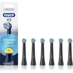 Oral-B iO Ultimate Clean náhradné hlavice na zubnú kefku Black 6 ks