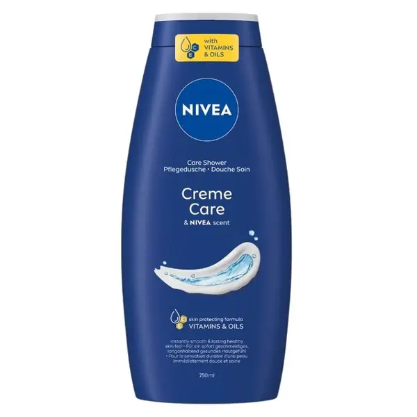 NIVEA Creme Care Pečující sprchový gel 750 ml, poškozený obal