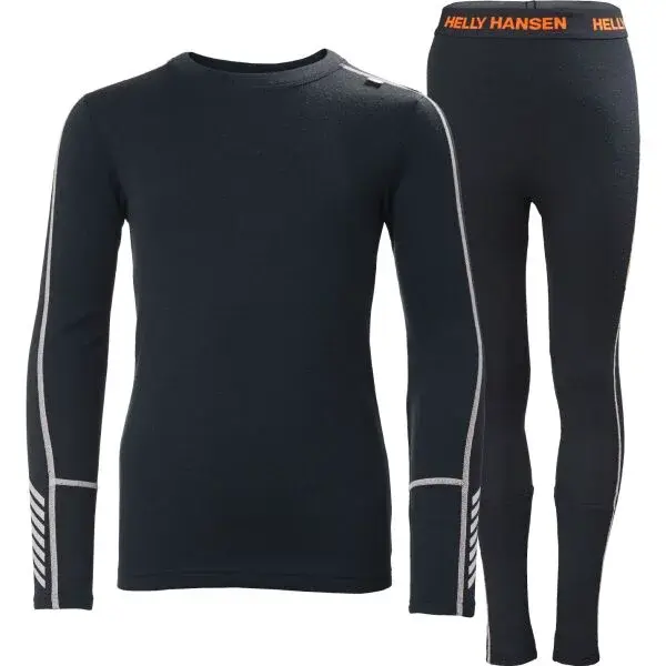 Helly Hansen LIFA MERINO MIDWEIGHT Detský funkčný merino set, tmavo modrá, veľkosť