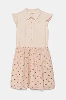 Dívčí šaty Guess béžová barva, midi, K5GK03 WG5P0