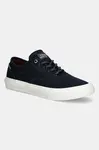 Tenisky Tommy Hilfiger TH HI VULC LOW OXFORD TWILL