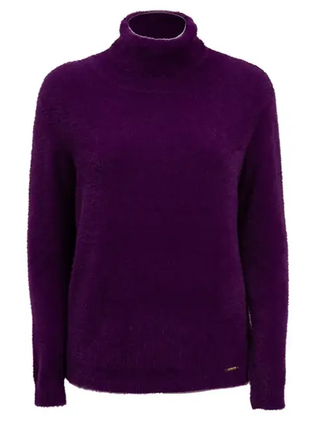 Influencer Sveter  baklažánová