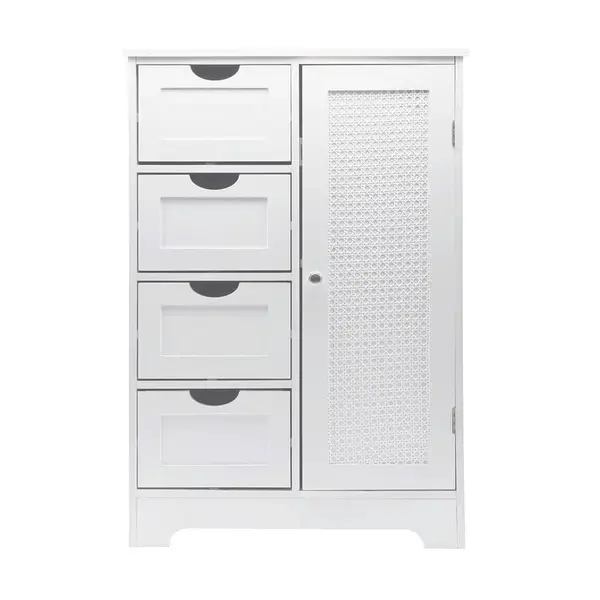 Livetastic REGÁL, bílá, 55/80/30 cm