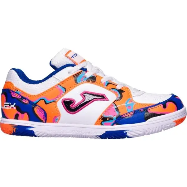 Joma TOP FLEX JR IN Detská halová obuv, biela, veľkosť