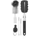 BabyOno Brush Set kefa na čistenie fliaš a cumlíkov Grey 1 ks