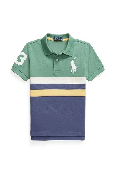 Polo tričko Polo Ralph Lauren zelená barva, 322952429002