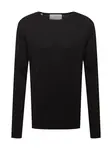 SELECTED Sveter 'ROME'  čierna