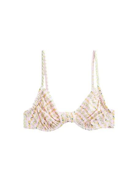 Next Bikinový top  tmavozelená / oranžová / ružová / ružová