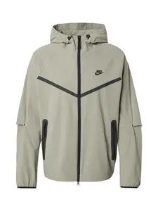 Nike Sportswear Prechodná bunda  kaki / čierna