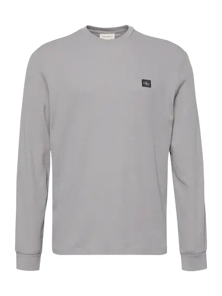 Calvin Klein Jeans Tričko  sivá / čierna
