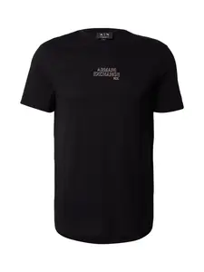 ARMANI EXCHANGE Tričko  béžová / čierna