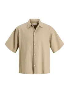 JACK & JONES Košeľa 'JORMONTAUK'  tmavošedá