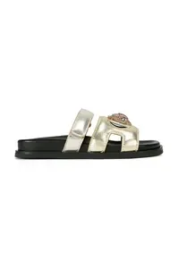 Kožené šľapky Kurt Geiger London Eagle Cut Out Sandal