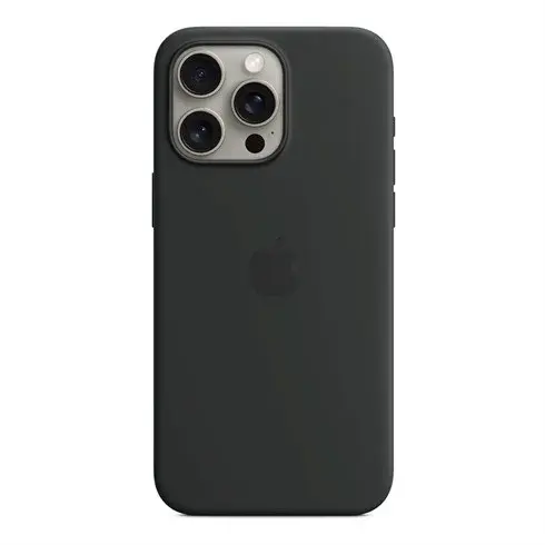 Pouzdro Silicone Case with MagSafe pro Apple iPhone 15 Pro Max, black