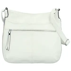 Stylová dámská koženková crossbody kabelka Folomija new, bílá