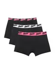 Pull&Bear Boxerky  ružová / čierna / biela