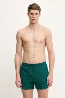 Plavkové šortky Abercrombie & Fitch zelená barva, KI133-5040