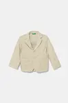 Dětské lněné sako United Colors of Benetton